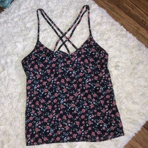 Hollister Floral Tank Top